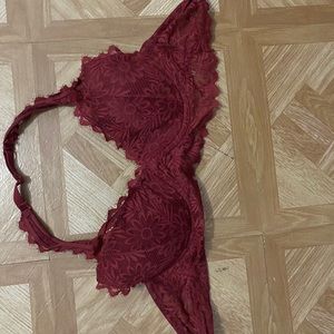 Red bralette